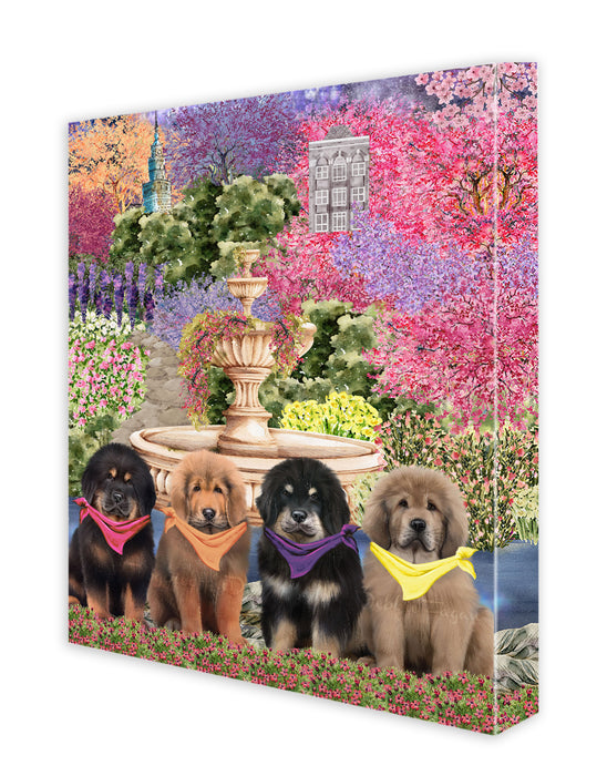 Tibetan Mastiff Canvas: Explore a Variety of Personalized Designs, Custom, Digital Art Wall Painting, Ready to Hang Room Decor, Gift for Dog and Pet Lovers