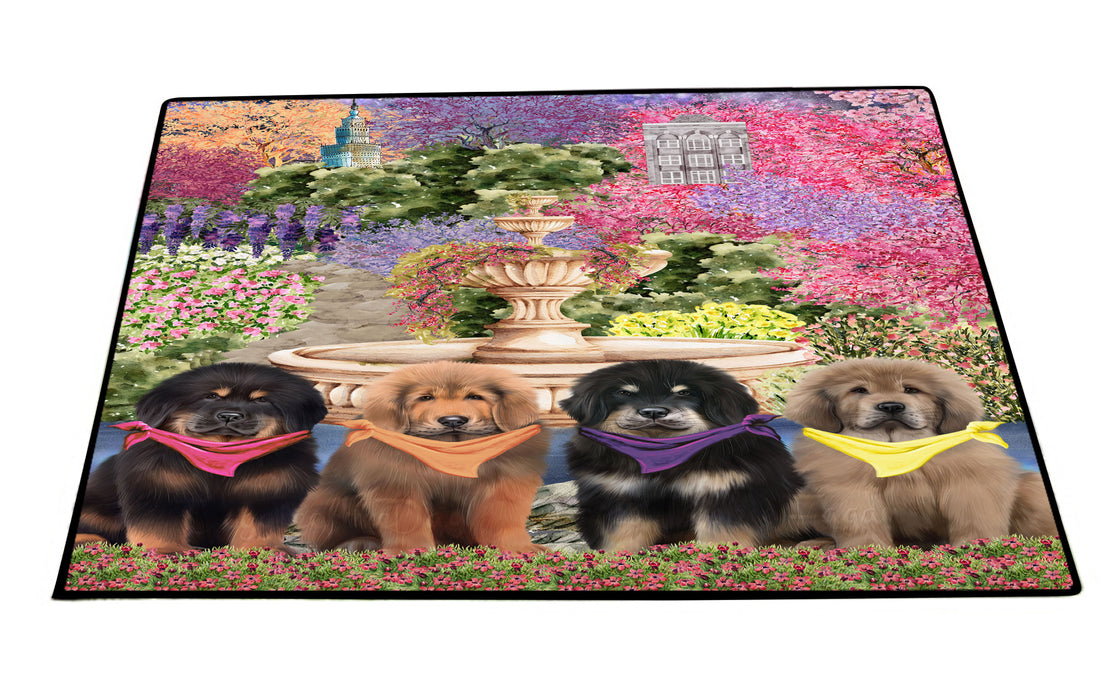 Tibetan Mastiff Floor Mat and Door Mats, Explore a Variety of Designs, Personalized, Anti-Slip Welcome Mat for Outdoor and Indoor, Custom Gift for Dog Lovers