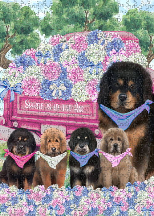 Tibetan Mastiff Jigsaw Puzzle: Interlocking Puzzles Games for Adult, Explore a Variety of Custom Designs, Personalized, Pet and Dog Lovers Gift