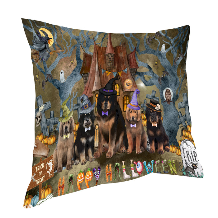 Tibetan Mastiff Pillow: Explore a Variety of Designs, Custom, Personalized, Throw Pillows Cushion for Sofa Couch Bed, Gift for Dog and Pet Lovers