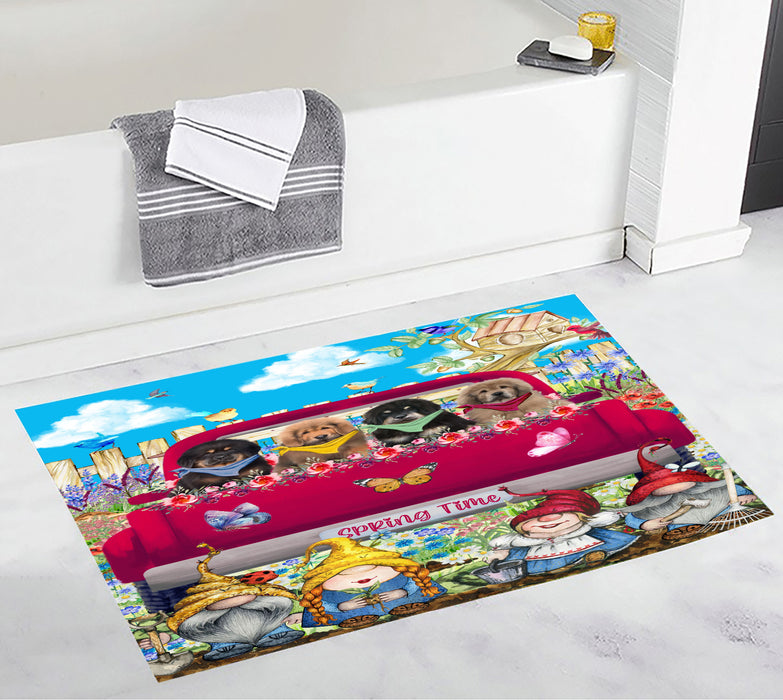 Tibetan Mastiff Bath Mat: Non-Slip Bathroom Rug Mats, Custom, Explore a Variety of Designs, Personalized, Gift for Pet and Dog Lovers