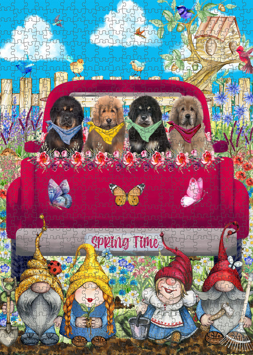 Tibetan Mastiff Jigsaw Puzzle: Explore a Variety of Designs, Interlocking Puzzles Games for Adult, Custom, Personalized, Gift for Dog and Pet Lovers