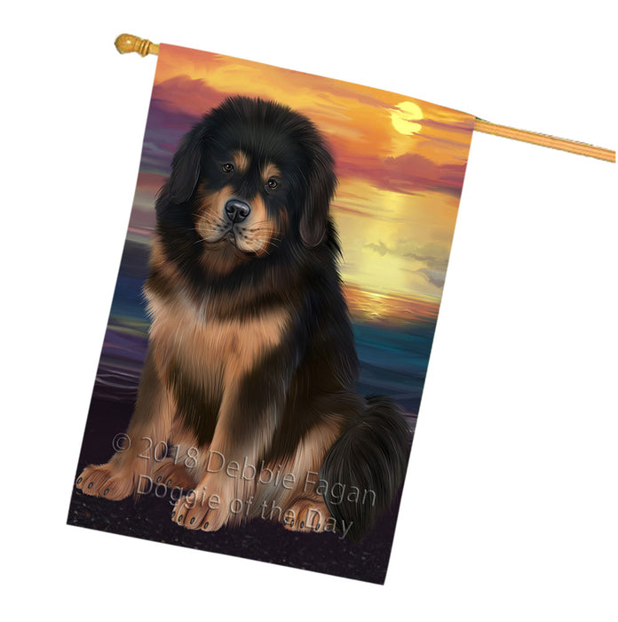 Tibetan Mastiff Dog House Flag FLG54970