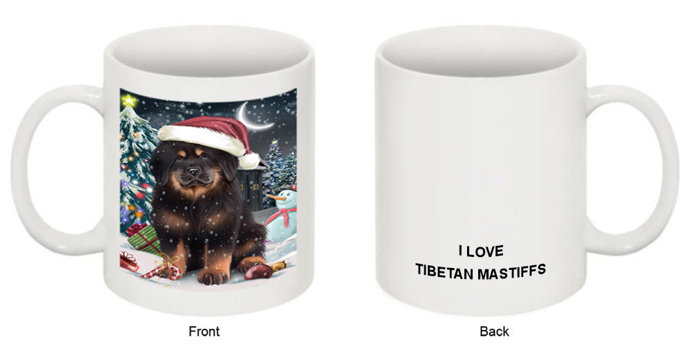 Have a Holly Jolly Christmas Happy Holidays Tibetan Mastiff Dog Coffee Mug MUG49655