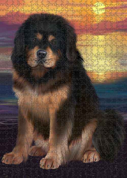 Tibetan Mastiff Dog Puzzle with Photo Tin PUZL86244