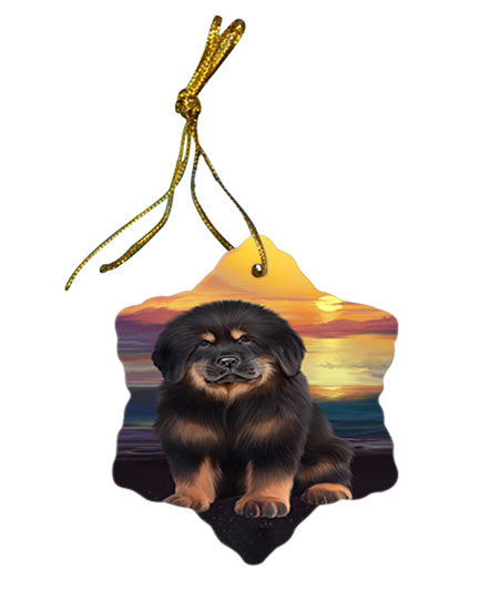 Tibetan Mastiff Dog Star Porcelain Ornament SPOR54764