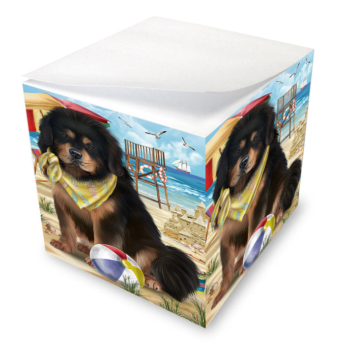 Pet Friendly Beach Tibetan Mastiff Dog Note Cube NOC55844