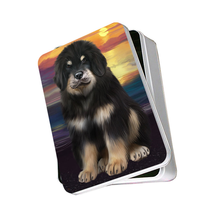 Tibetan Mastiff Dog Photo Storage Tin PITN54589