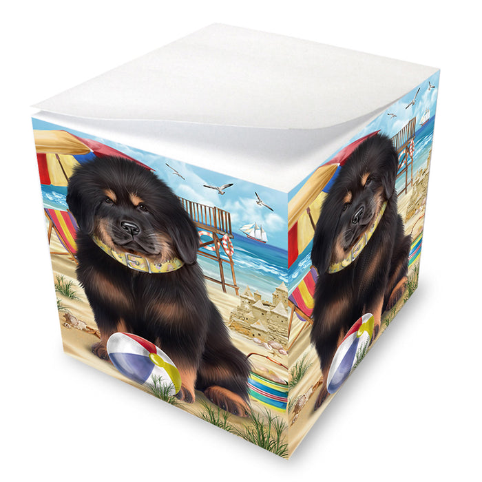 Pet Friendly Beach Tibetan Mastiff Dog Note Cube NOC55845