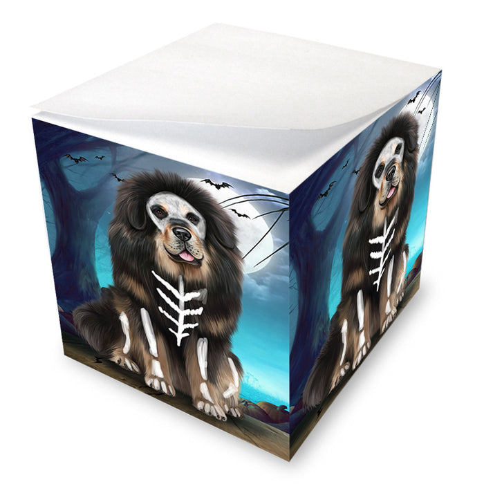 Happy Halloween Trick or Treat Tibetan Mastiff Dog Note Cube NOC56184