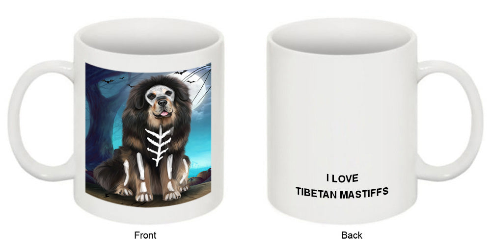 Happy Halloween Trick or Treat Tibetan Mastiff Dog Coffee Mug MUG49936