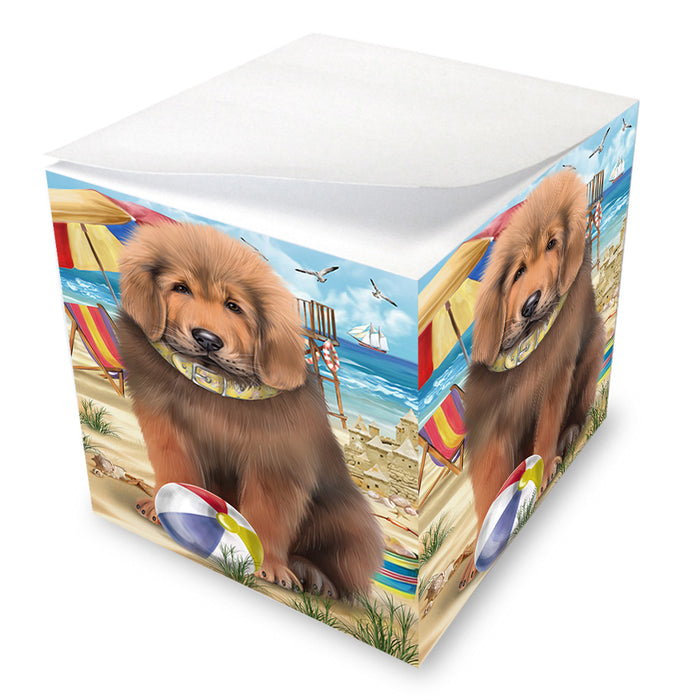 Pet Friendly Beach Tibetan Mastiff Dog Note Cube NOC55846