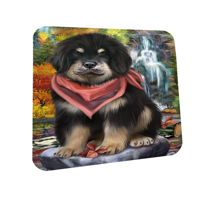 Scenic Waterfall Tibetan Mastiff Dog Coasters Set of 4 CST54655