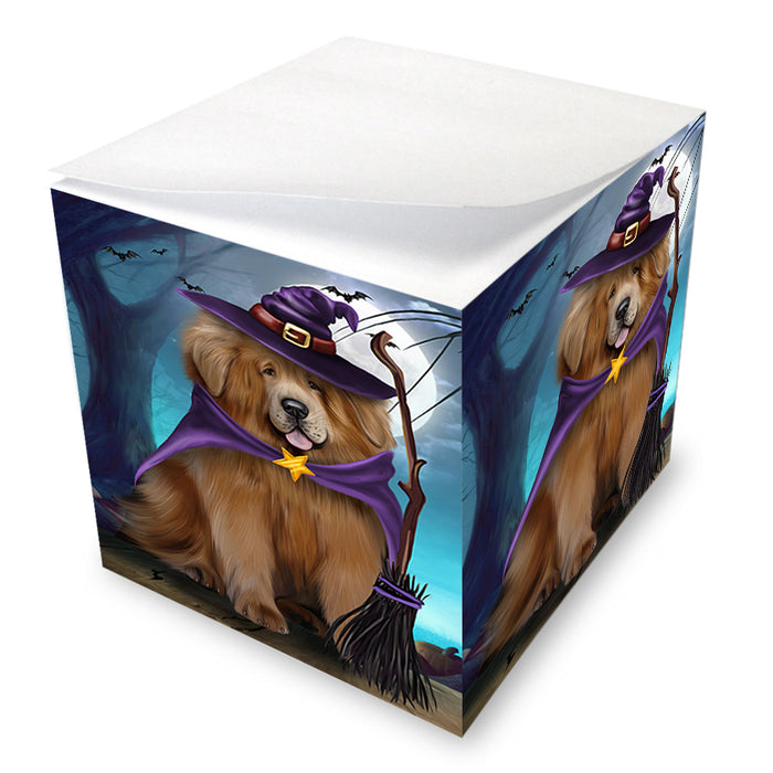 Happy Halloween Trick or Treat Tibetan Mastiff Dog Note Cube NOC56185