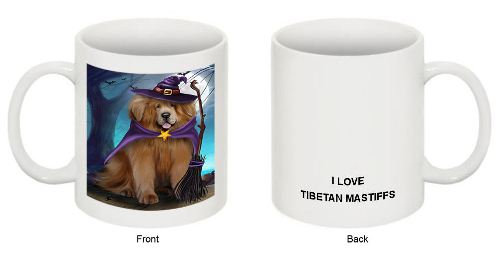 Happy Halloween Trick or Treat Tibetan Mastiff Dog Coffee Mug MUG49937