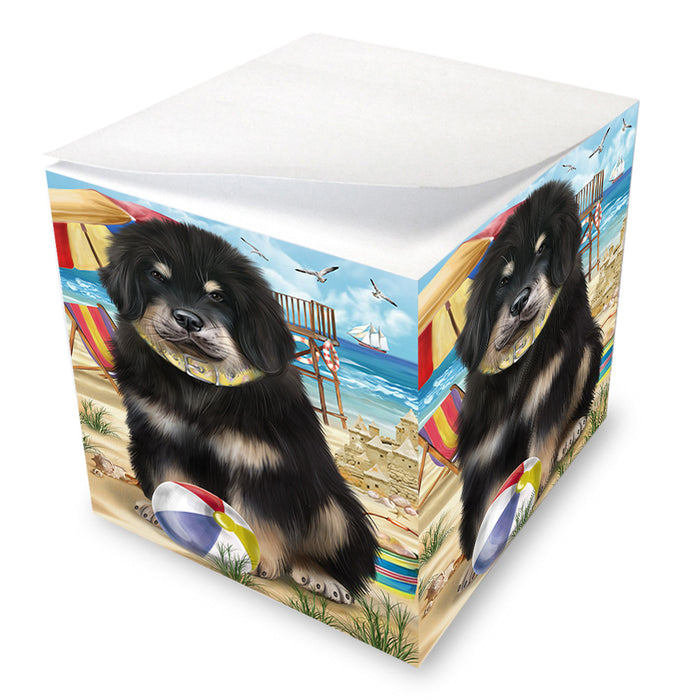 Pet Friendly Beach Tibetan Mastiff Dog Note Cube NOC55847