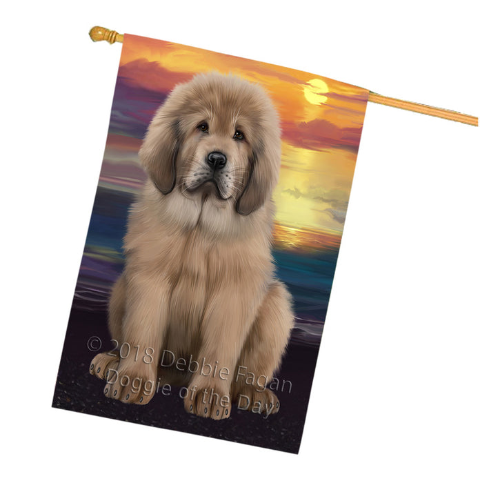 Tibetan Mastiff Dog House Flag FLG54974