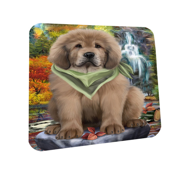 Scenic Waterfall Tibetan Mastiff Dog Coasters Set of 4 CST54657