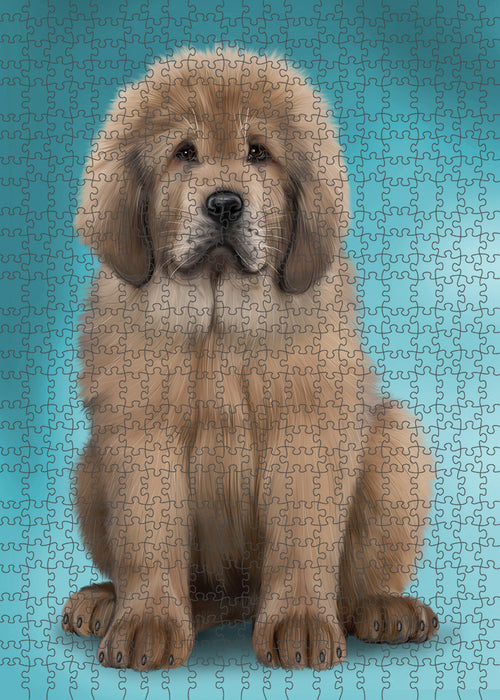Tibetan Mastiff Dog Puzzle with Photo Tin PUZL86264