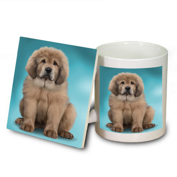 Tibetan Mastiff Dog Mug and Coaster Set MUC54641