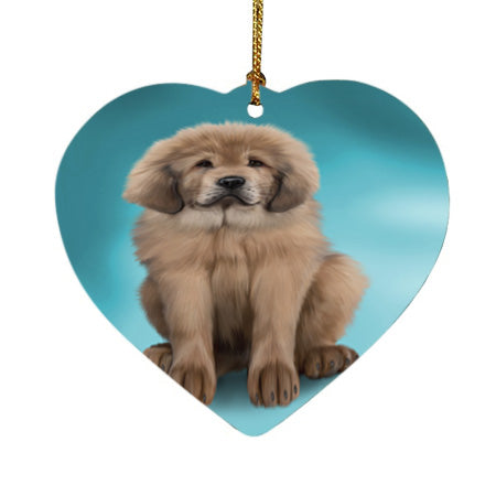 Tibetan Mastiff Dog Heart Christmas Ornament HPOR54777