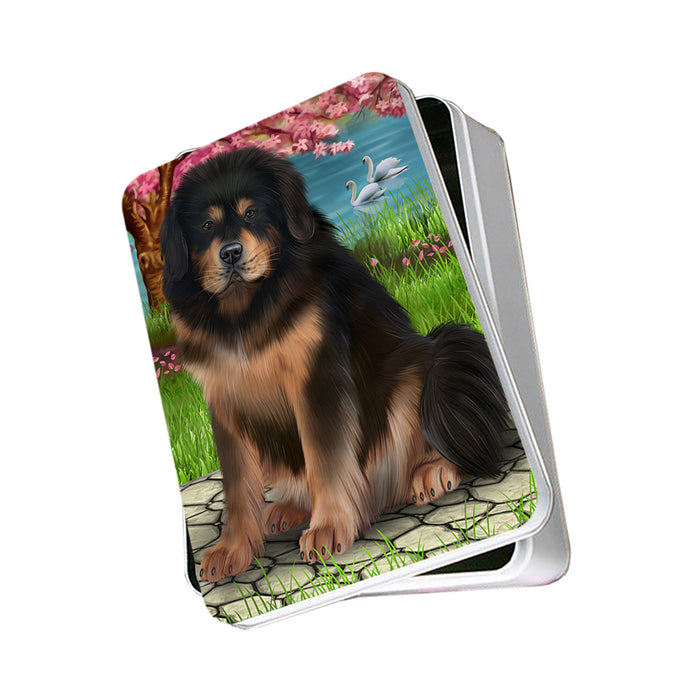 Tibetan Mastiff Dog Photo Storage Tin PITN54593