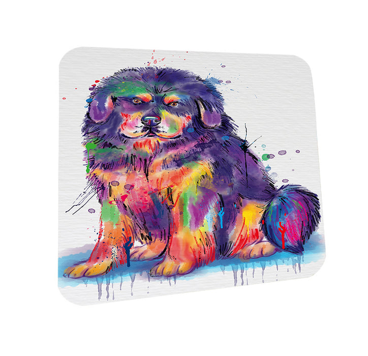 Watercolor Tibetan Mastiff Dog Coasters Set of 4 CST57067