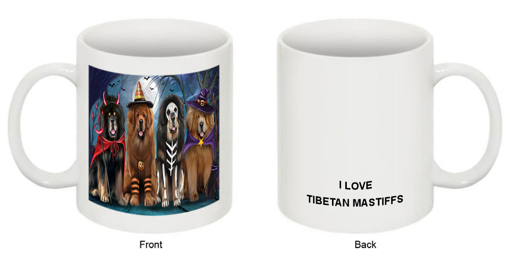 Happy Halloween Trick or Treat Tibetan Mastiffs Dog Coffee Mug MUG49886