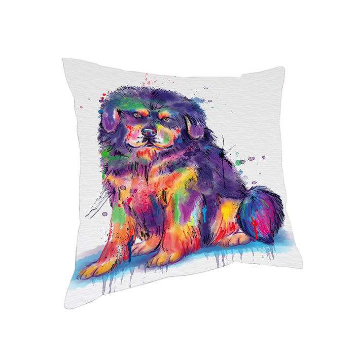 Watercolor Tibetan Mastiff Dog Pillow PIL83336