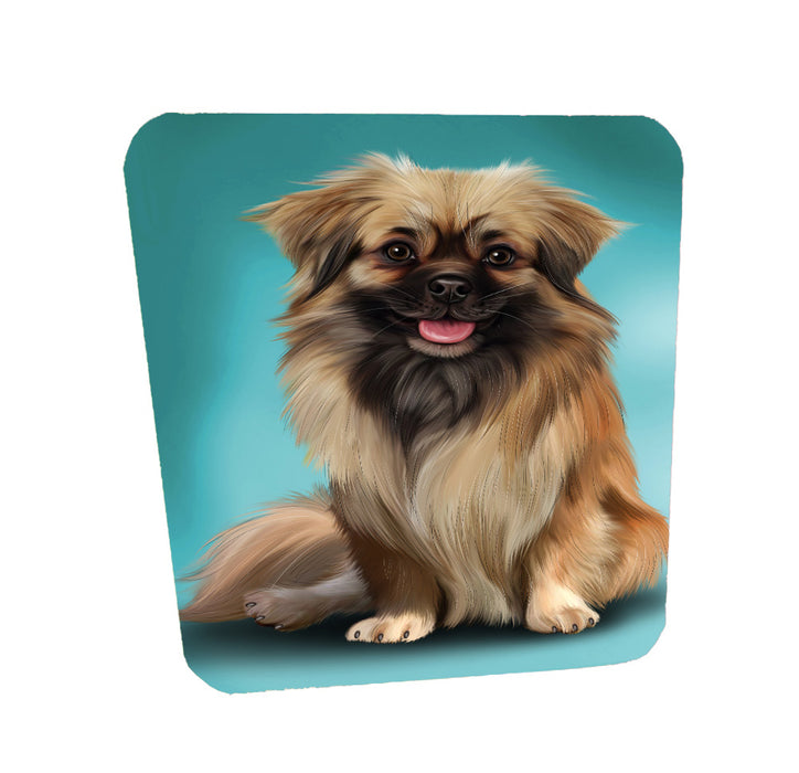 Tibetan Spaniel Dog Coasters Set of 4 CSTA58746