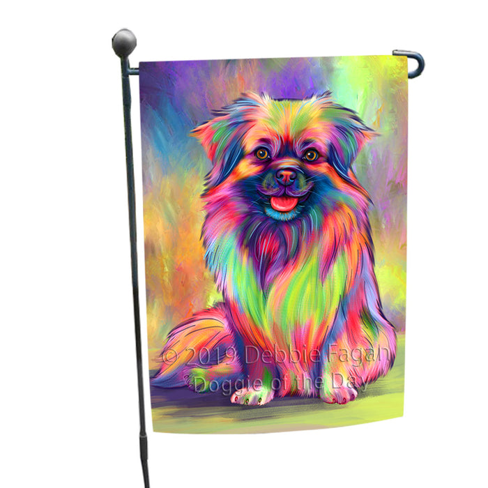 Paradise Wave Tibetan Spaniel Dog Garden Flag GFLG66428