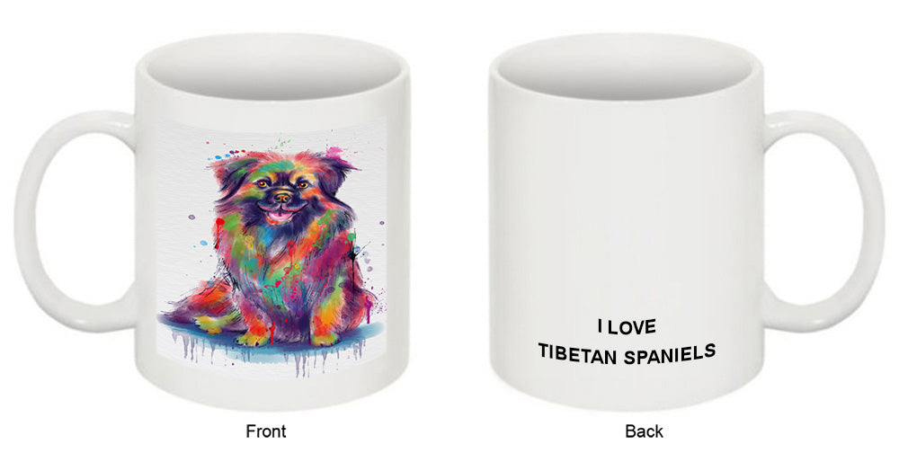 Watercolor Tibetan Spaniel Dog Coffee Mug MUG52970