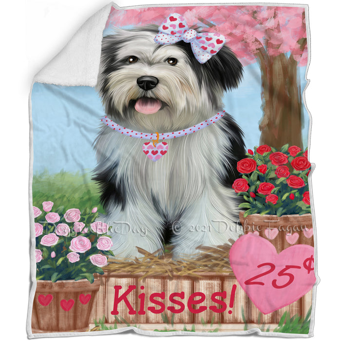 Rosie 25 Cent Kisses Tibetan Terrier Dog Blanket BLNKT125634