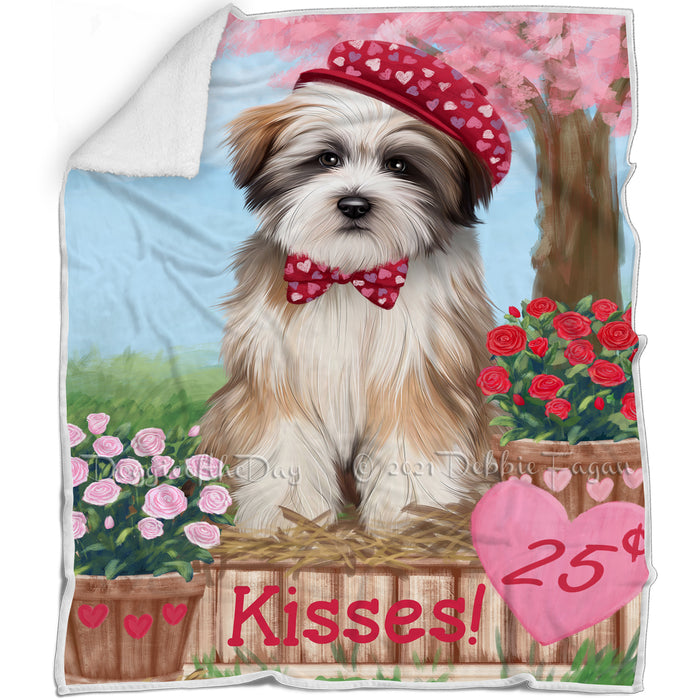 Rosie 25 Cent Kisses Tibetan Terrier Dog Blanket BLNKT125652