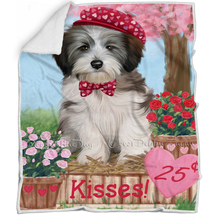 Rosie 25 Cent Kisses Tibetan Terrier Dog Blanket BLNKT125661
