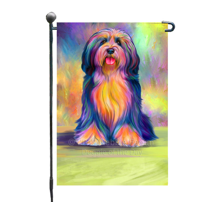 Personalized Paradise Wave Tibetan Terrier Dog Custom Garden Flags GFLG-DOTD-A60086