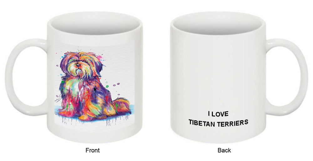 Watercolor Tibetan Terrier Dog Coffee Mug MUG52508