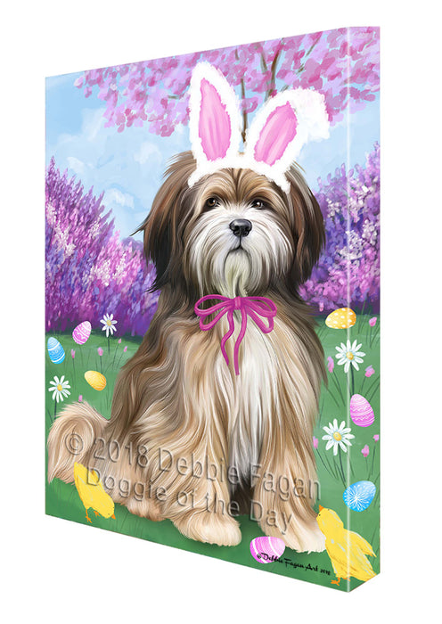 Tibetan Terrier Dog Easter Holiday Canvas Wall Art CVS60321