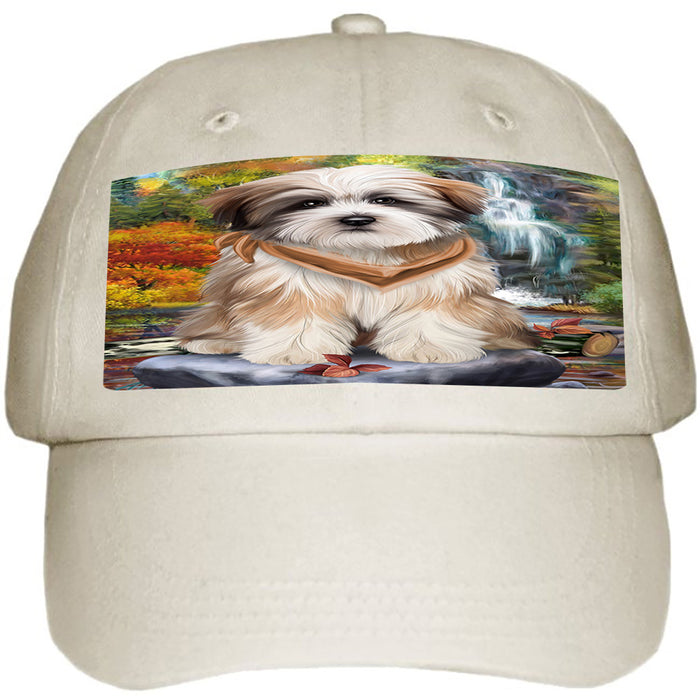 Scenic Waterfall Tibetan Terriers Dog Ball Hat Cap HAT52410
