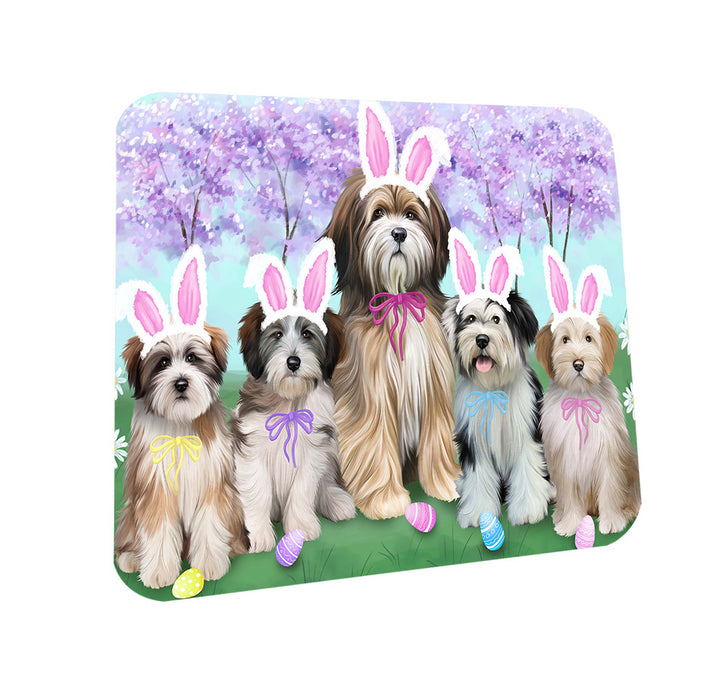 Tibetan Terriers Dog Easter Holiday Coasters Set of 4 CST49238