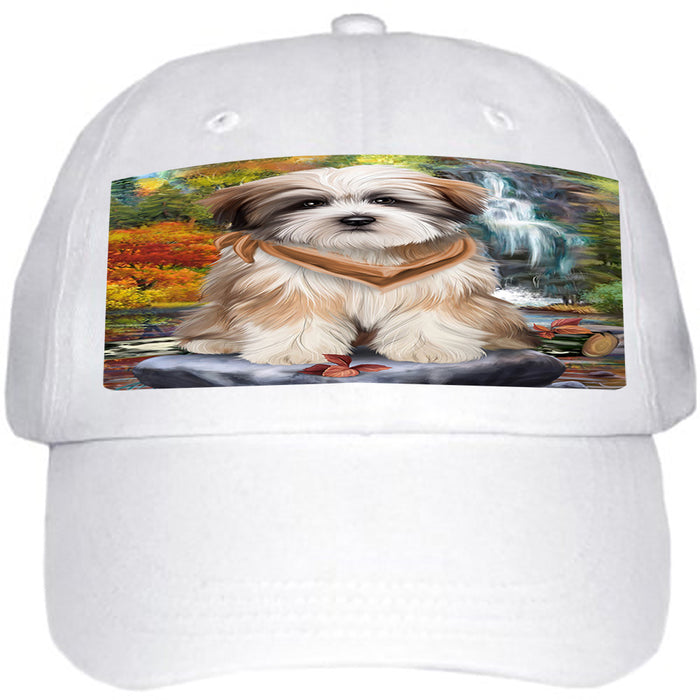 Scenic Waterfall Tibetan Terriers Dog Ball Hat Cap HAT52410