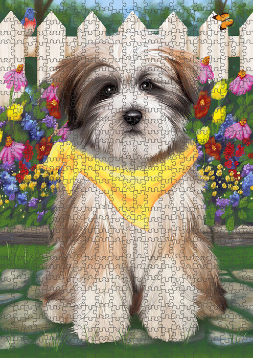 Spring Floral Tibetan Terrier Dog Puzzle  PUZL54228