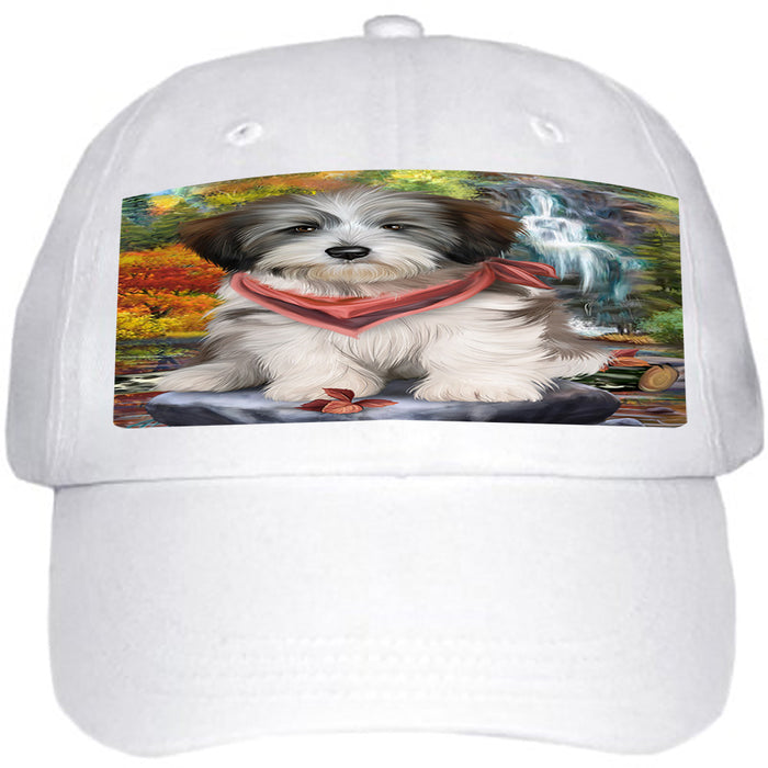 Scenic Waterfall Tibetan Terrier Dog Ball Hat Cap HAT52413