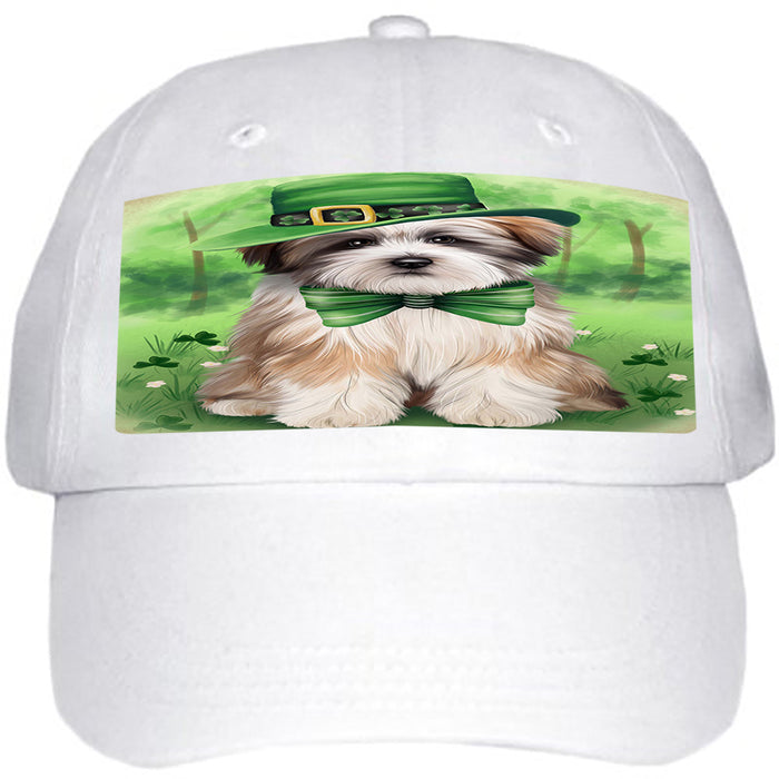 St. Patricks Day Irish Portrait Tibetan Terrier Dog Ball Hat Cap HAT51978