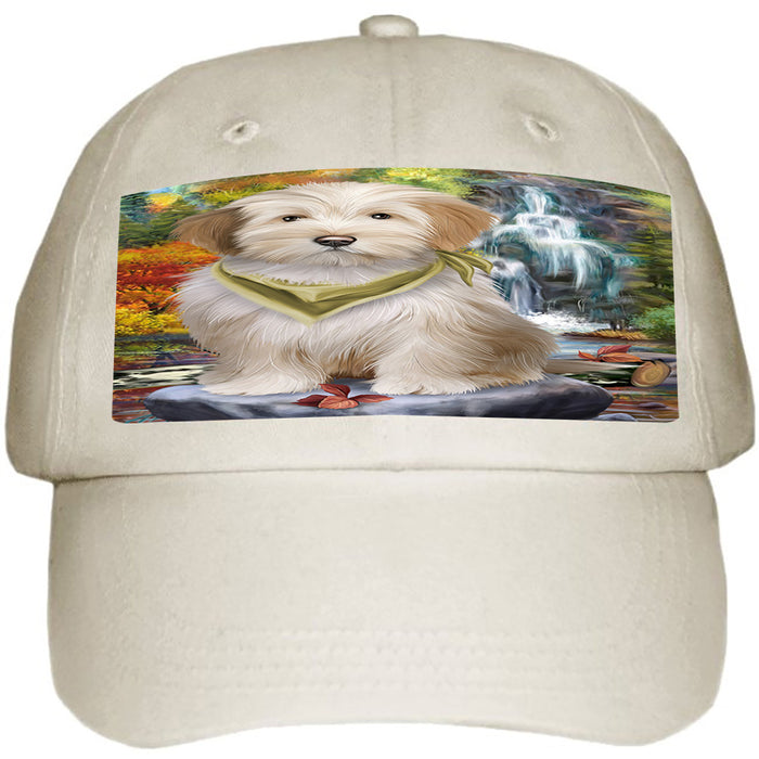 Scenic Waterfall Tibetan Terrier Dog Ball Hat Cap HAT52416