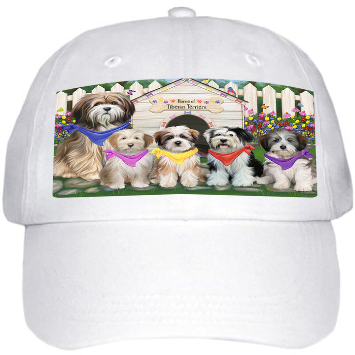 Spring Dog House Tibetan Terriers Dog Ball Hat Cap HAT54135