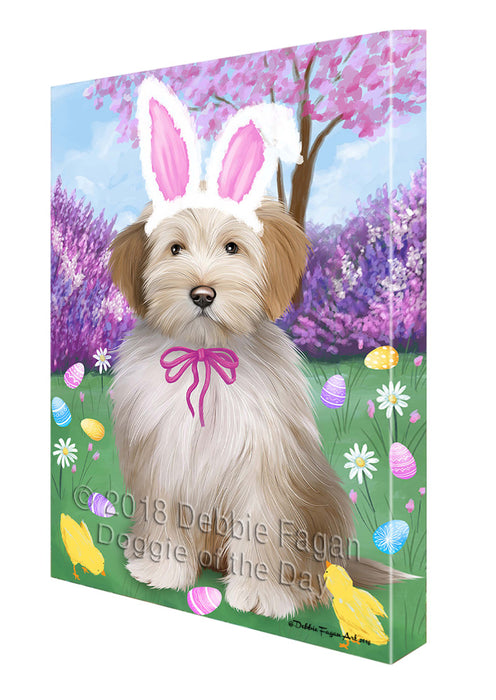 Tibetan Terrier Dog Easter Holiday Canvas Wall Art CVS60357