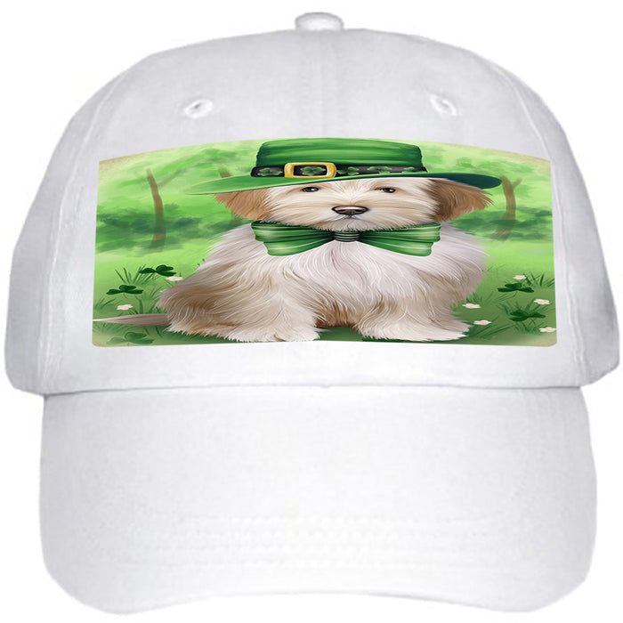 St. Patricks Day Irish Portrait Tibetan Terrier Dog Ball Hat Cap HAT51984