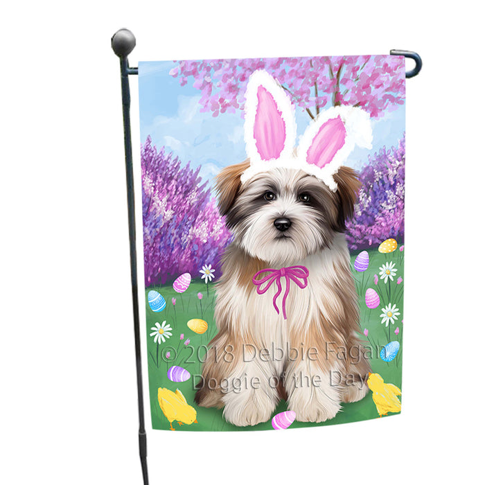 Tibetan Terrier Dog Easter Holiday Garden Flag GFLG57051