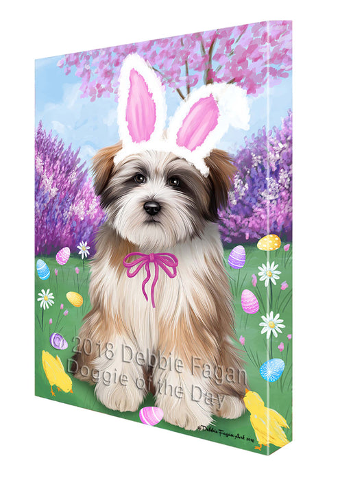 Tibetan Terrier Dog Easter Holiday Canvas Wall Art CVS60366